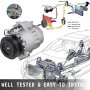 New AC Compressor Fits: 2004 - 2006 BMW X5 4.4L DOHC Replaces Calsonic CSV717