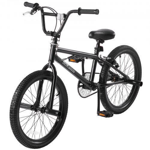VEVOR 20-Inch BMX Bike Freestyle Bike Men Kid BMX Bicycle Aluminum Alloy Frame
