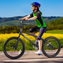 Bicicleta BMX VEVOR de 20 pulgadas, estilo libre, para hombres y niños, con marco de aleación de aluminio