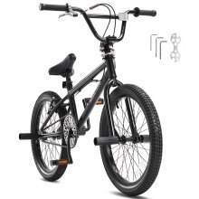 VEVOR 20-inch BMX Bike Freestyle Bicicletă bărbați Copii BMX Bicicletă Cadru din aliaj de aluminiu