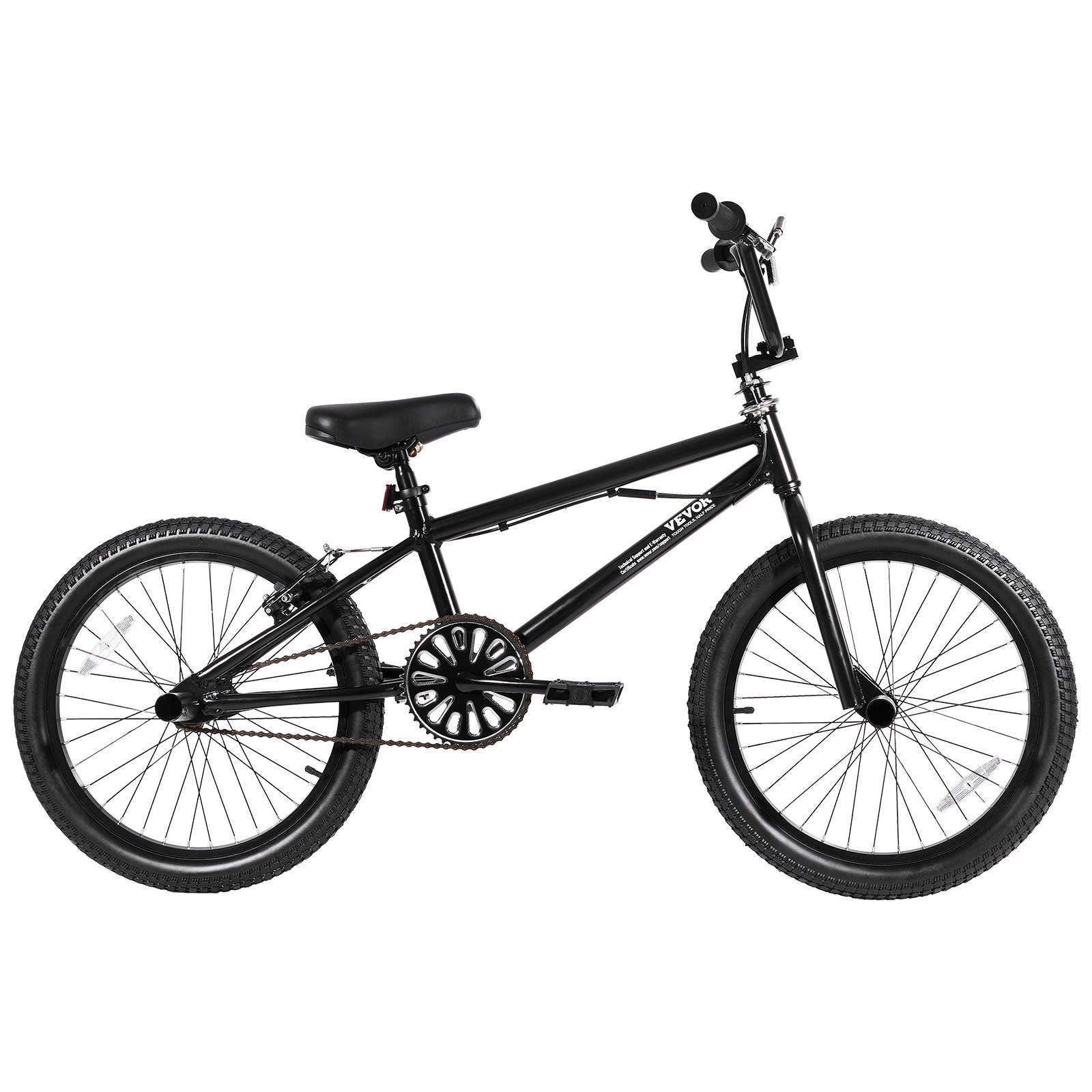 VEVOR BMX Bike, 20-Inch Wheel Freestyle Bike, BMX Race Bike with 360° Rotor and 4 Pegs, Beginner-Level BMX to Advanced Riders, BMX Bicycles for Teen Adult Men Women, Lightweight Aluminum Alloy Frame