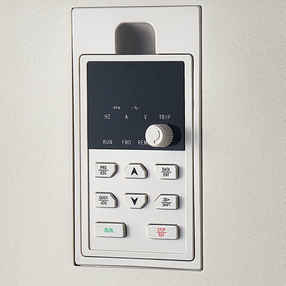 Variador de frecuencia VEVOR de 20 HP, 15 kW, 68,5 A, entrada monofásica/trifásica de 220 V a salida trifásica de 220 V, rango de frecuencia de 0 a 2000 Hz, PID integrado para suministro de agua a presión constante, control preciso de la velocidad del motor.
