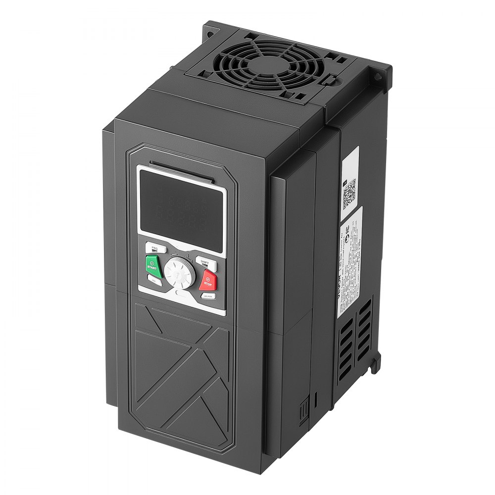 VEVOR 20HP 15KW 35A Variable Frequency Drive, 3-Phase AC480V Input/Output, 3 Phase to 3 Phase, 0–500Hz Output VFD, V/F SVC Control Modes for Precision Motor Speed Control