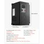 VEVOR 40HP 30KW 62A Variable Frequency Drive, 3-Phase AC480V Input/Output, 3 Phase to 3 Phase, 0–500Hz Output VFD, V/F SVC Control Modes for Precision Motor Speed Control