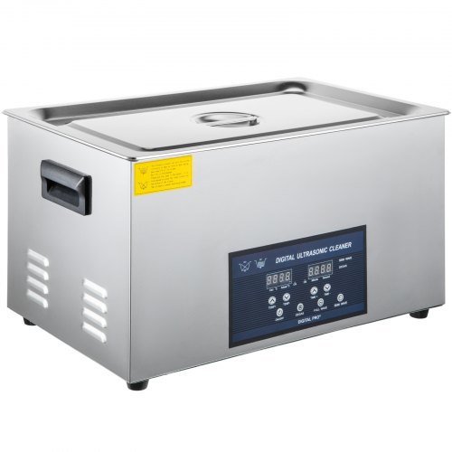 VEVOR 30L Ultrasonic Cleaner Dual Frequency Ultrasonic Cleaning Machine with Heater Jewelry Cleaner for Parts Jewelry Eyeglass Ring Denture Record Circuit Board 28/40KHz