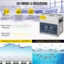 VEVOR 3L Ultrasonic Cleaner 28/40khz Dual Frequency Professional Ultrasonic Parts Cleaner with Heater Timer for Watch Jewelry Glasses Cleaning