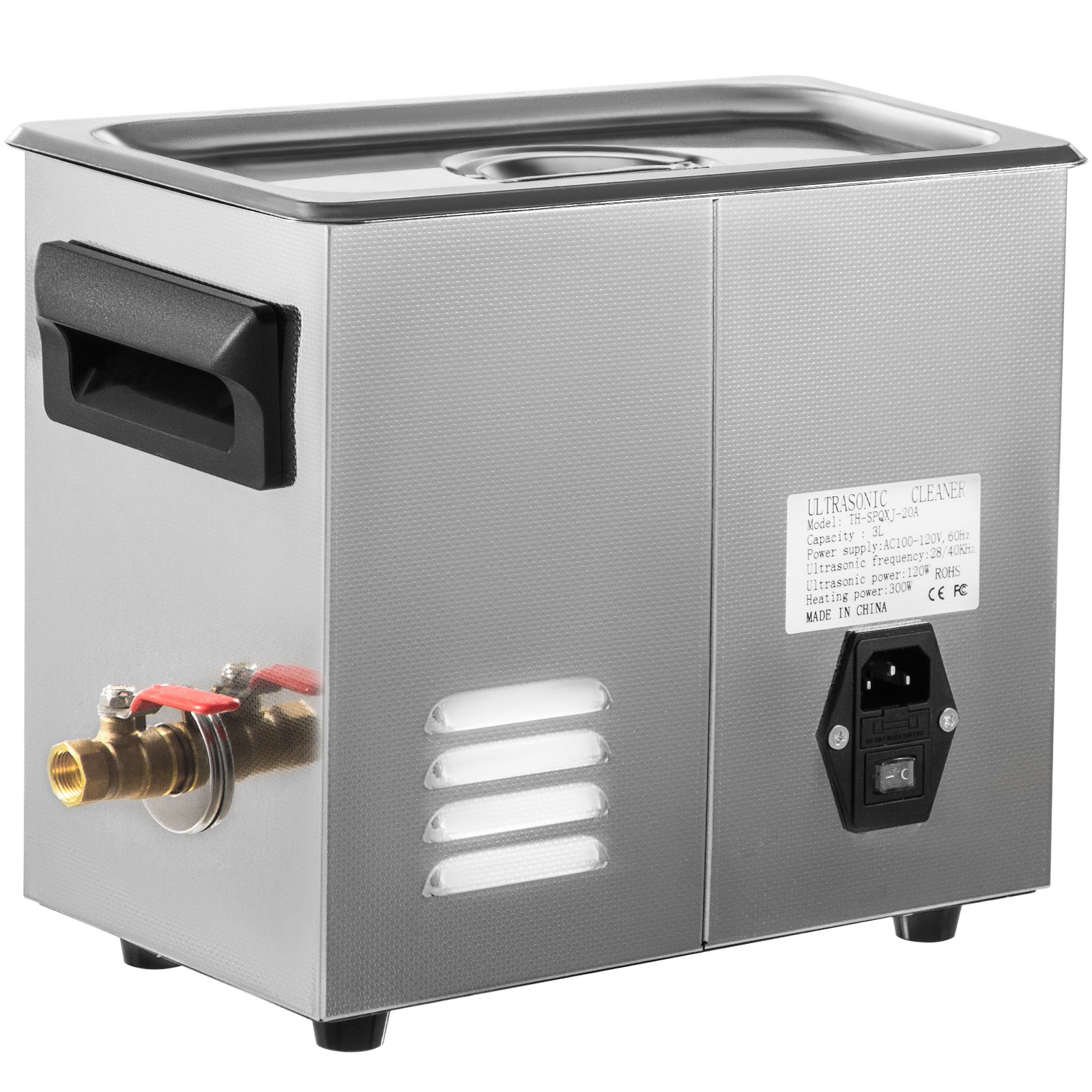 VEVOR 6L Ultrasonic Cleaner Dual Frequency Ultrasonic Cleaning Machine with Heater Jewelry Cleaner for Parts Jewelry Eyeglass Ring Denture Record Circuit Board 28/40KHz
