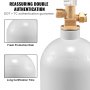 VEVOR 5 Lbs CO2 Tank Aluminum Gas Cylinder with CGA320 Valve For Draft Soda Beer