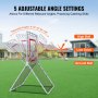 VEVOR Baseball And Softball Rebounder Net 3.5 x 6 ft 5 Adjustable Angles