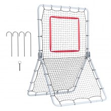 VEVOR Baseball And Softball Rebounder Net 3.5 x 6 ft 5 Adjustable Angles