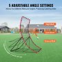 Plasă de rebounder pentru baseball și softball VEVOR 4x5,5 ft PitchBack All Angle Fielding