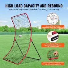 VEVOR Baseball And Softball Rebounder Net 4x5.5 ft PitchBack All Angle Fielding