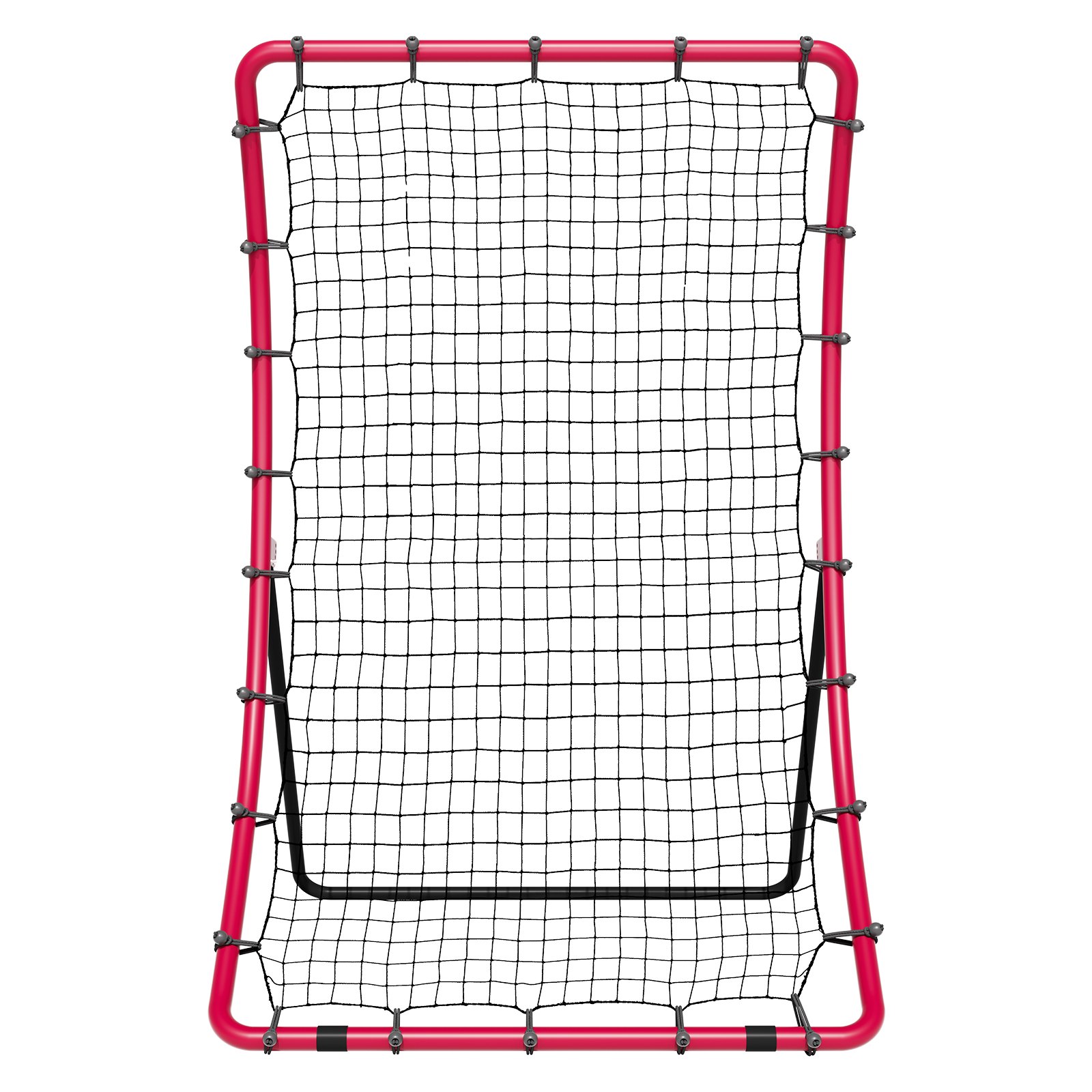 VEVOR Baseball And Softball Rebounder Net, 4 x 5.5 ft PitchBack Baseball Pitching Nest, Pitch Return Trainer Rebound Net with Pitching Target, All Angle Fielding Rebound Net for Grounders Pop Flies