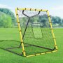 VEVOR Baseball And Softball Rebounder Net, 4 x 4.5 Feet PitchBack Baseball Nest for Pitching and Fielding Training, Pitch Return Trainer Rebound Net with Pitching Target, 4 Adjustable Angles