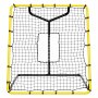 VEVOR Baseball And Softball Rebounder Net, 4 x 4.5 Feet PitchBack Baseball Nest for Pitching and Fielding Training, Pitch Return Trainer Rebound Net with Pitching Target, 4 Adjustable Angles