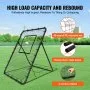 VEVOR Baseball And Softball Rebounder Net, 4 x 6 Feet PitchBack Baseball Nest for Pitching and Fielding Training, Pitch Return Trainer Rebound Net with Pitching Target, 4 Adjustable Angles