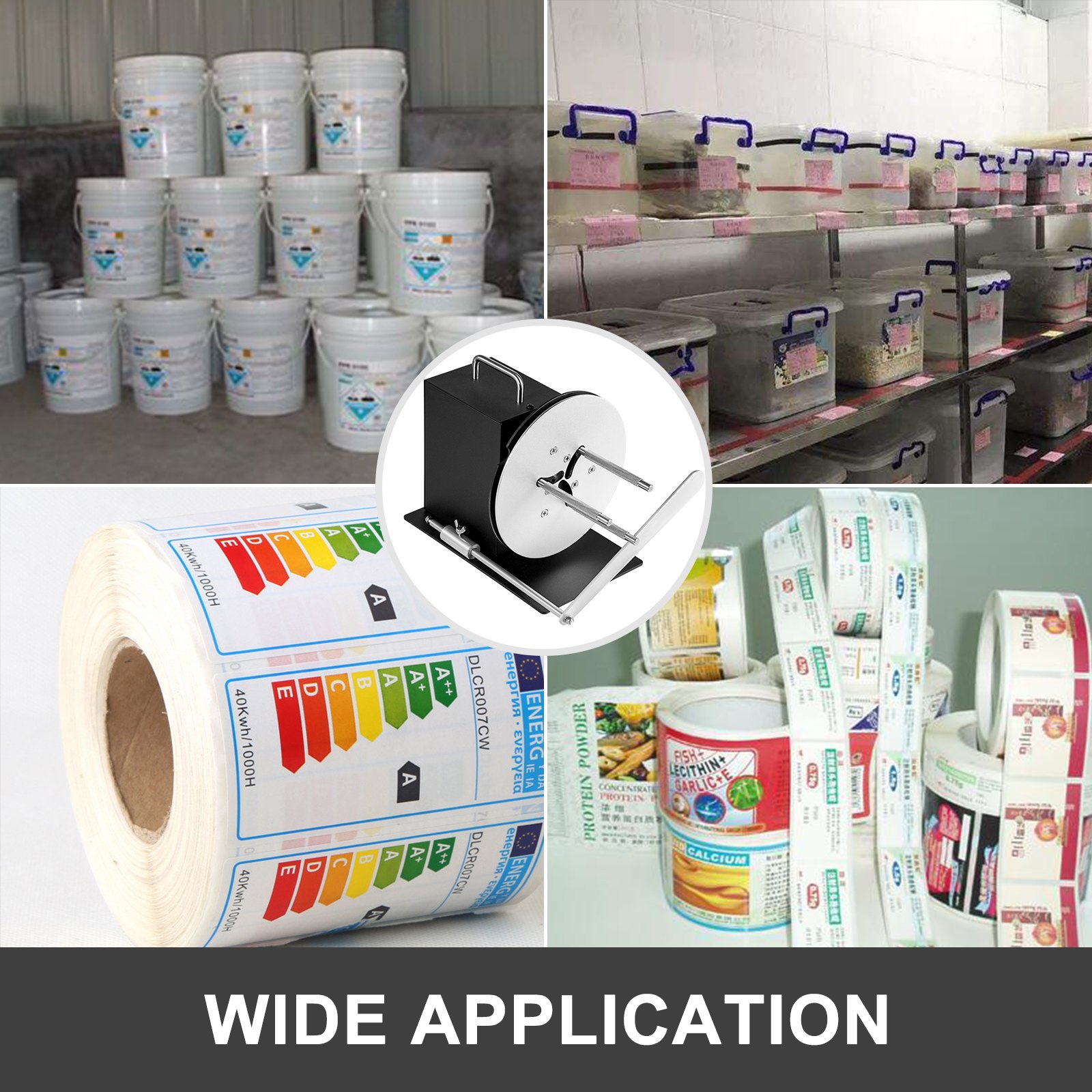 Automatic Label Rewinder Machine Rewinding Machine 100mm Width Label Rewinder R7