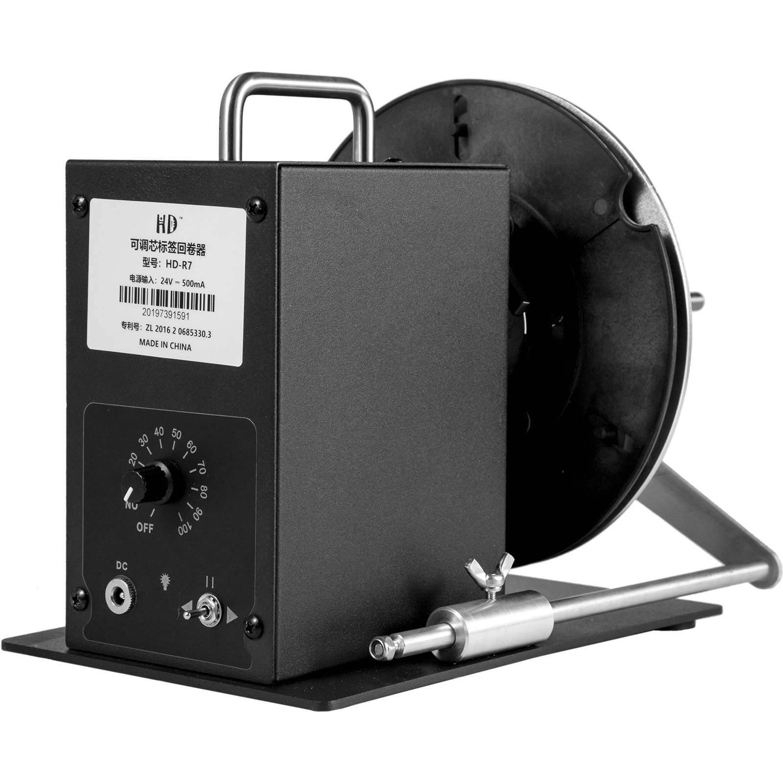 Automatic Label Rewinder Machine Rewinding Machine 100mm Width Label Rewinder R7