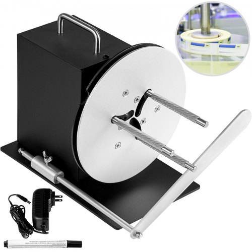 VEVOR Automatic Label Rewinder Machine 100mm Width Adjustable Core Hot