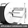 VEVOR Automatic Label Rewinder Machine 100mm Width Adjustable Core Hot