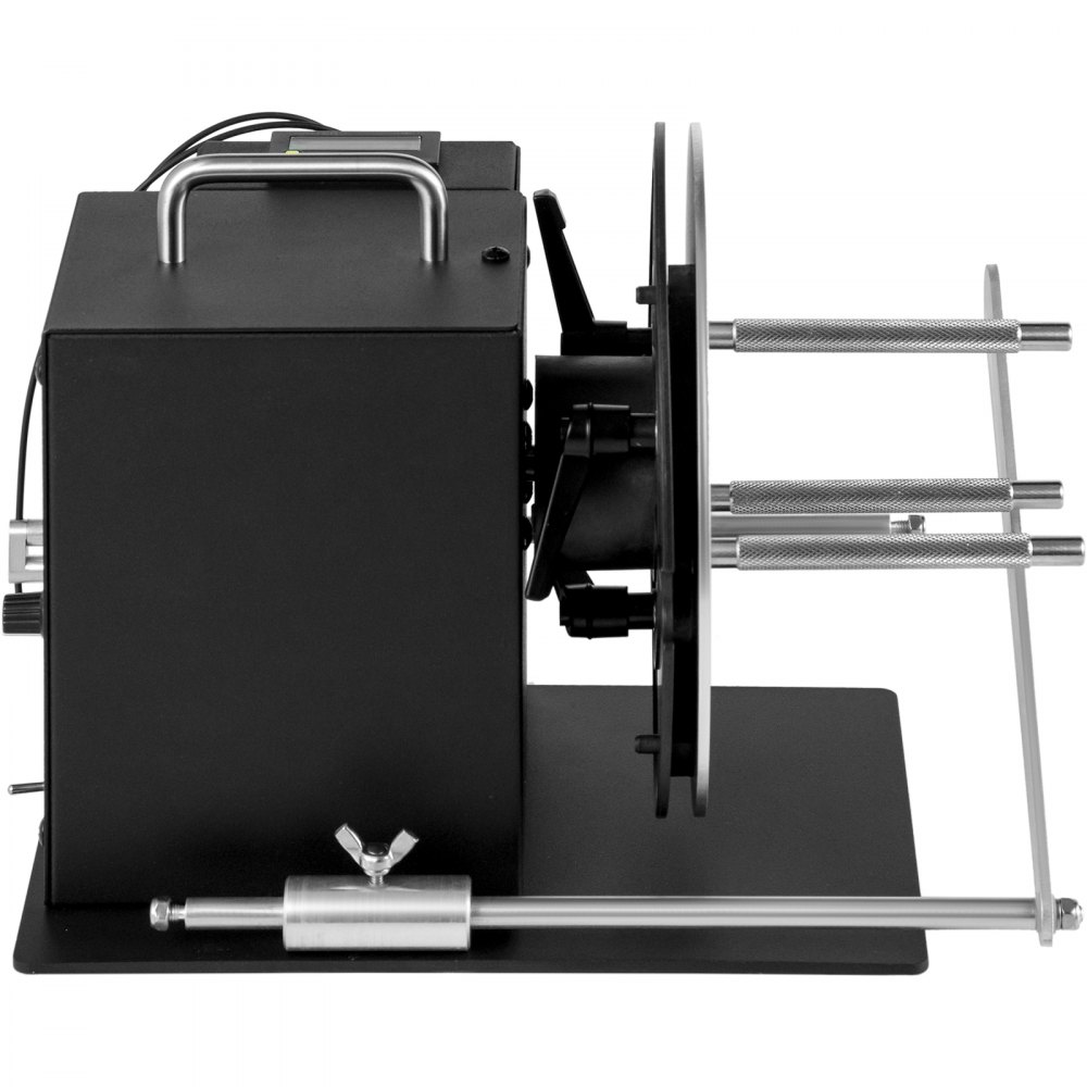VEVOR Automatic Label Rewinder R7 with Counting Device 100mm Width Label Rewinder Machine 190mm Max.Diameter Rewinding Machine Synchronize with Printer for Industries