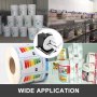 VEVOR Automatic Label Rewinder R7 with Counting Device 100mm Width Label Rewinder Machine 190mm Max.Diameter Rewinding Machine Synchronize with Printer for Industries