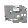 VEVOR Label Maker Tape, 4 Pack, 0.47 in / 12 mm Black on White Label Maker Refills Compatible for Various Types of Brother P-Touch Labelers, Durable & Long-lasting, Replacement for Letra Tag TZe-231