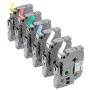 VEVOR Label Maker Tape, 6 Pack, 0.47 in / 12 mm Colored Label Maker Refills Compatible for Various Types of Brother P-Touch, Replacement for Letra Tag TZe-131 TZe-231 TZe-431 TZe-531 TZe-631 TZe-731