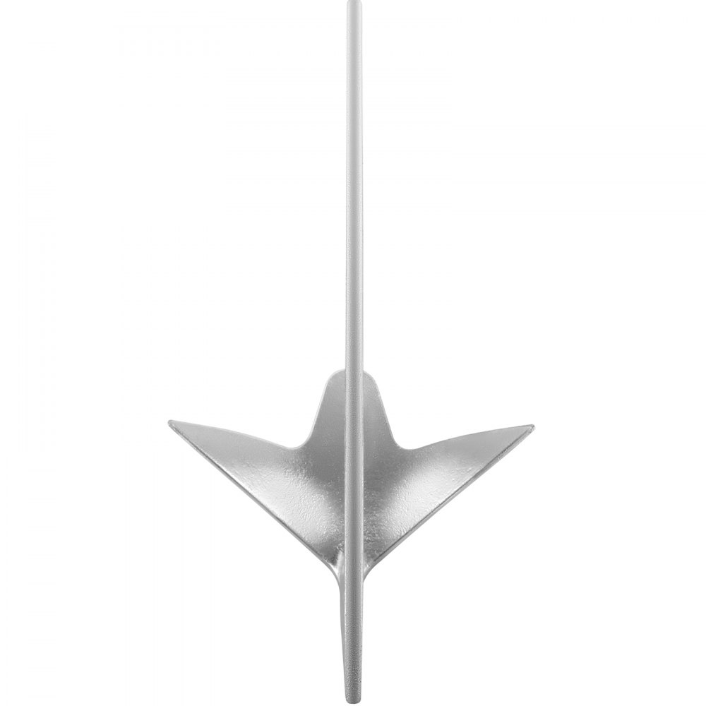 VEVOR Bruce Claw Anchor 16.5 lb Boat Anchor, Galvanized Steel Boat Anchor, 7.5 kg Marine Anchor with One Anchor Shackle, Heavy Duty Boat Anchor for 23-30 ft Boat Yacht Mooring on The Beach