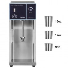VEVOR Ice Cream Blender 400W  Ice Cream Mixer Stir Machine 304 Stainless Steel