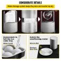 VEVOR Ice Ball Press Kit, Anodized 7075 Aluminum, w/ Silicone Moulds, Large Mat, Stainless Steel Tong & Two Glasses, Double Size Crystal Clear Rounds for Whiskeys, Cocktails on Parties & Holidays