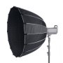 VEVOR Parabolic Softbox, 33 in / 850 mm, Quick Release and Quick Fold, Lightweight and Portable, Universal Bowens Mount, 4 Lighting Effects, Fits for Professionoal Photography, Daily Filming