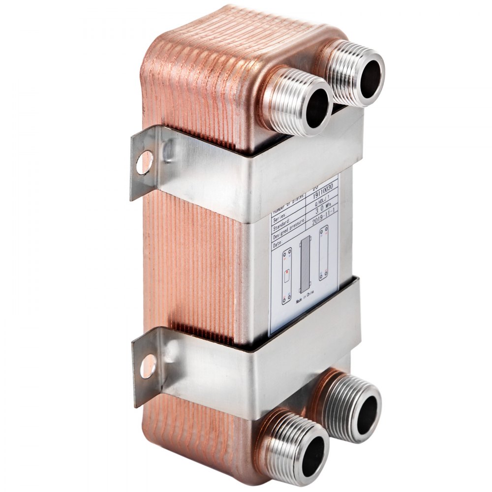 Heat Exchanger Brazed Plate Heat Exchanger 20 Plate Heat Exchanger 3"x7.5"