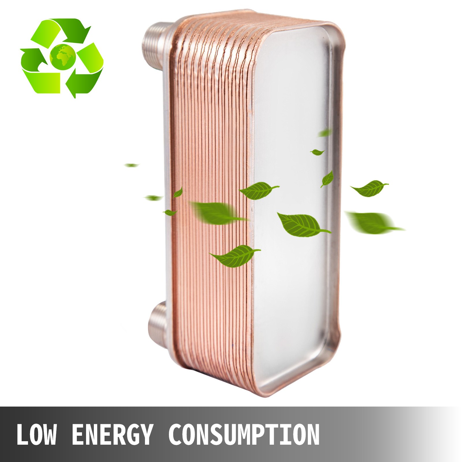 Heat Exchanger Brazed Plate Heat Exchanger 20 Plate Heat Exchanger 3"x7.5"