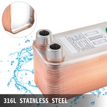 Heat Exchanger Brazed Plate Heat Exchanger 30 Plate Heat Exchanger for Heating