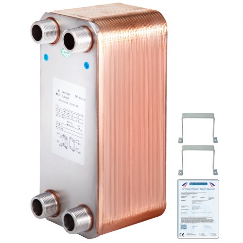Heat Exchanger Brazed Plate Heat Exchanger 50 Plate Heat Exchanger For Heating