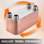 Heat Exchanger Brazed Plate Heat Exchanger 50 Plate Heat Exchanger For Heating