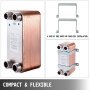 Heat Exchanger Brazed Plate Heat Exchanger 50 Plate Heat Exchanger For Heating