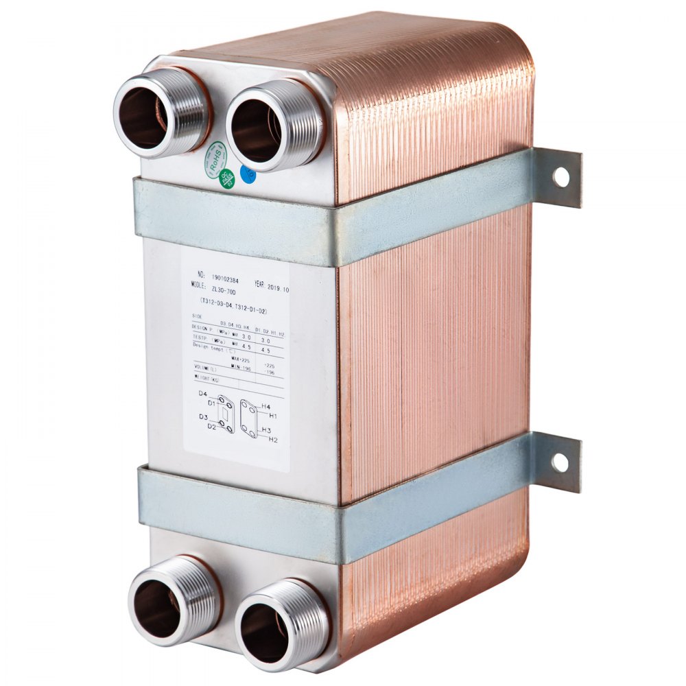 Heat Exchanger Brazed Plate Heat Exchanger 70 Plate Heat Exchanger for Heating