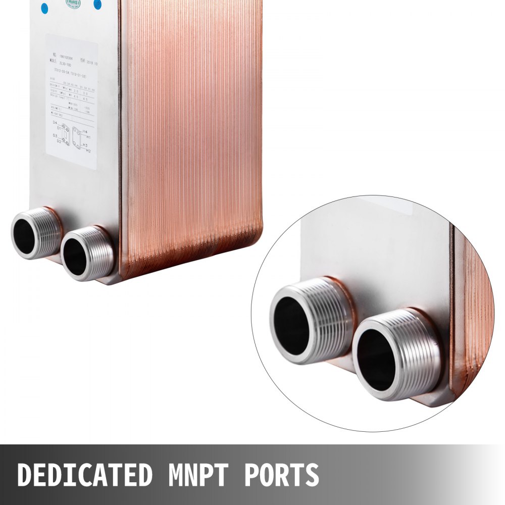 Heat Exchanger Brazed Plate Heat Exchanger 70 Plate Heat Exchanger for Heating