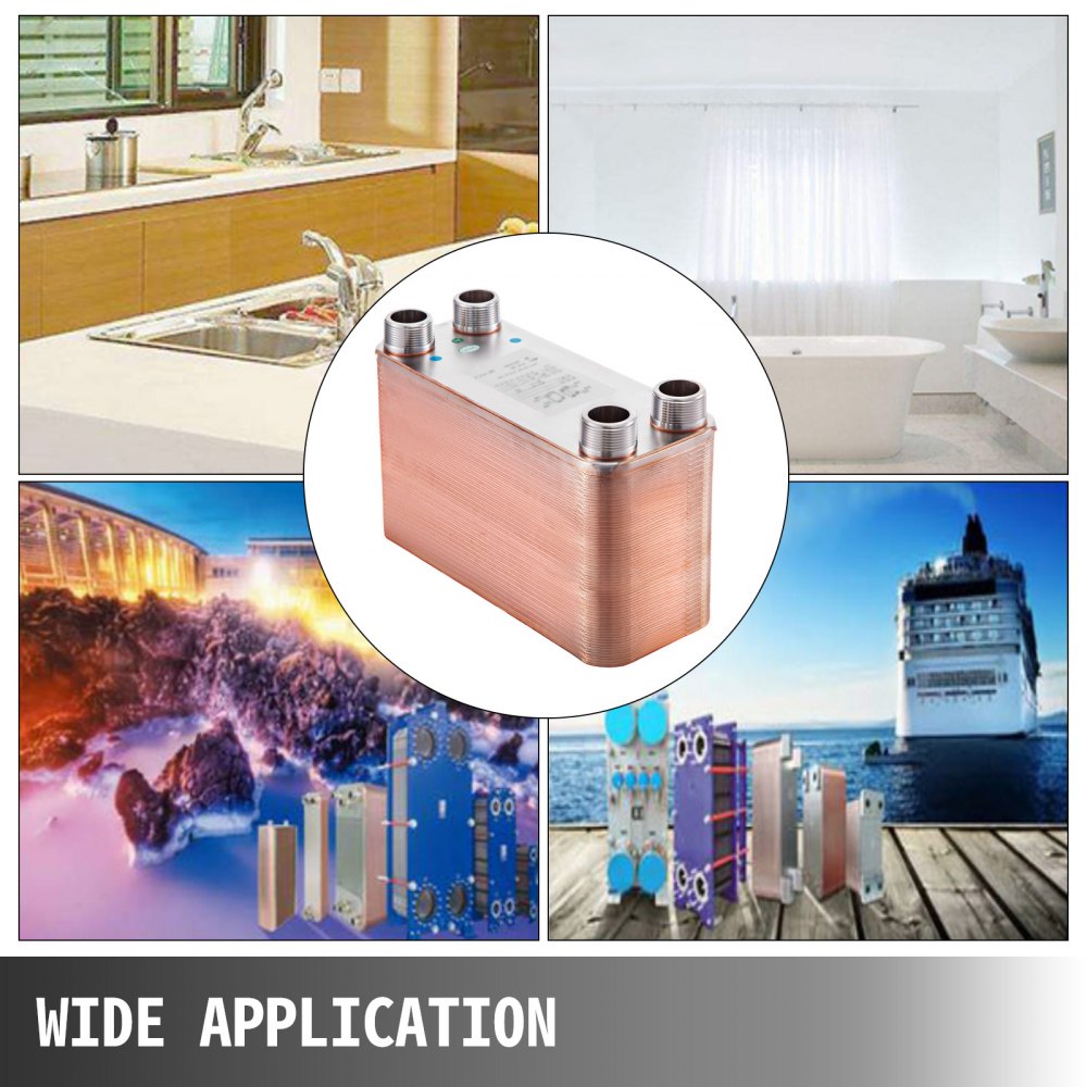 Heat Exchanger Brazed Plate Heat Exchanger 70 Plate Heat Exchanger for Heating