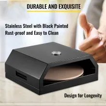 VEVOR Pizza Oven Kit, Stainless Steel Portable Pizza Oven for Gas, Pizza Oven Set with Professional Pizza Baking Tools, Includes 12" Cordierite Pizza Stone, Pizza Shovel, Pizza Cutter, Thermometer