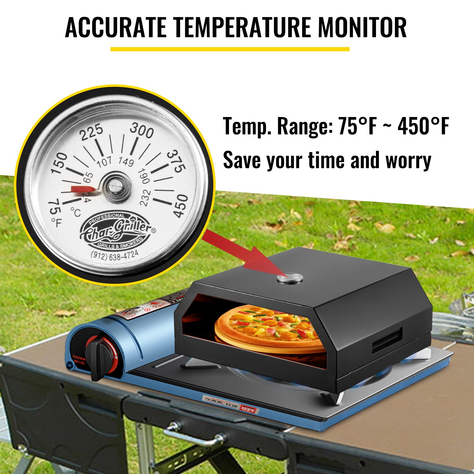 Pizza Oven Kit,Stainless Steel Portable Pizza Oven for Gas, Pizza Oven Set with Professional Pizza Baking Tools Including 12" Cordierite Pizza Stone, Pizza Shovel, Pizza Cutter, Thermometer. Pizza Oven Kit,Stainless Steel Portable Pizza Oven for Gas, Pizza Oven Set with Professional Pizza Baking Tools Including 12" Cordierite Pizza Stone, Pizza Shovel, Pizza Cutter, Thermometer.