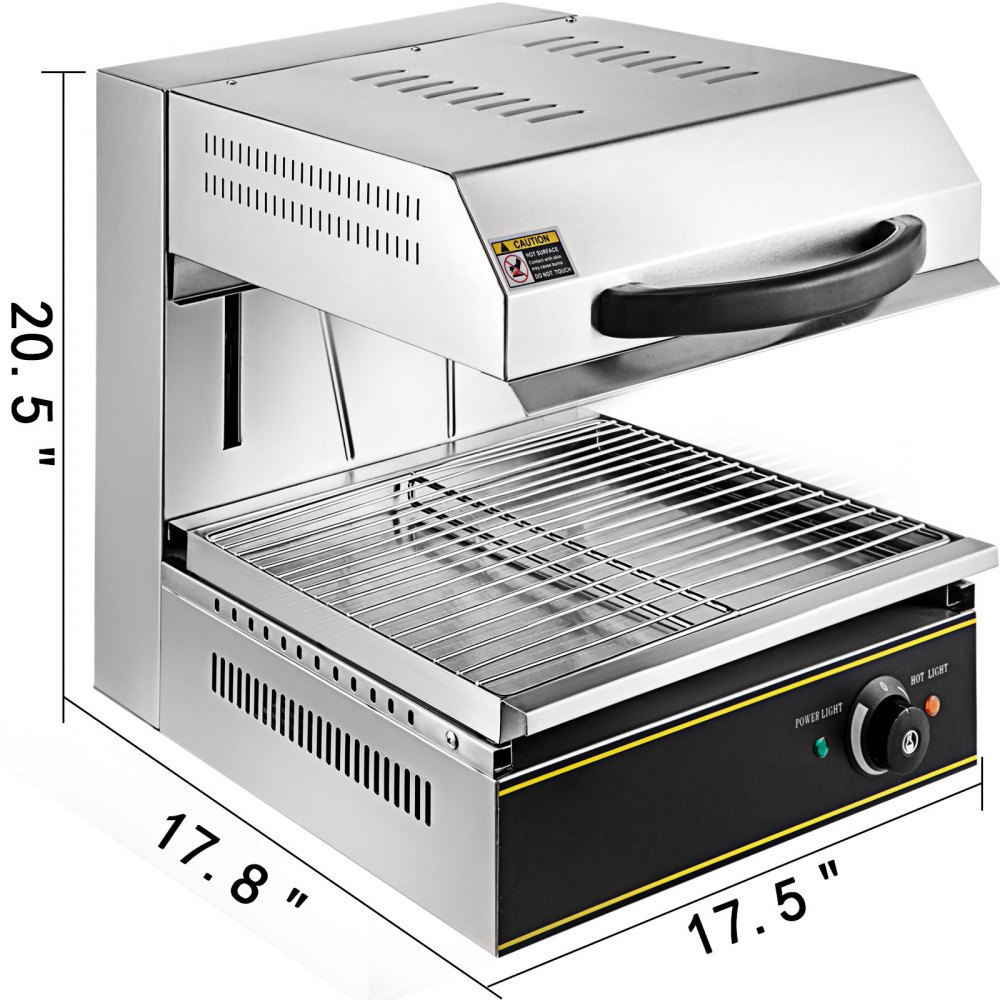 Cheese Melter Electric Cheesemelter 2800w Salamander Broiler Bbq Gril Countertop