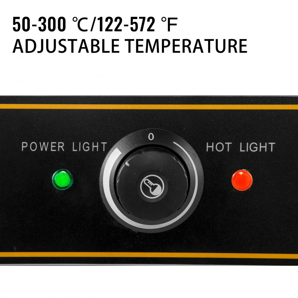 Electric Griddle Grill BBQ Salamander Hot Plate Cheese Melter w/Liftable Burner