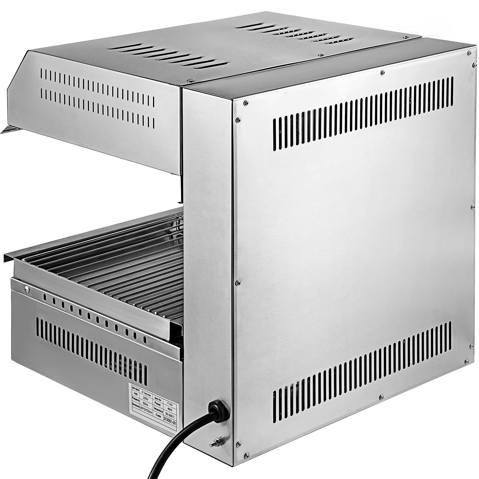 Electric Griddle Grill BBQ Salamander Hot Plate Cheese Melter w/Liftable Burner