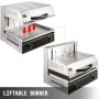 Salamander Broiler Oven Rise & Fall 60x48 Cm Grill Toaster With Liftable Burner