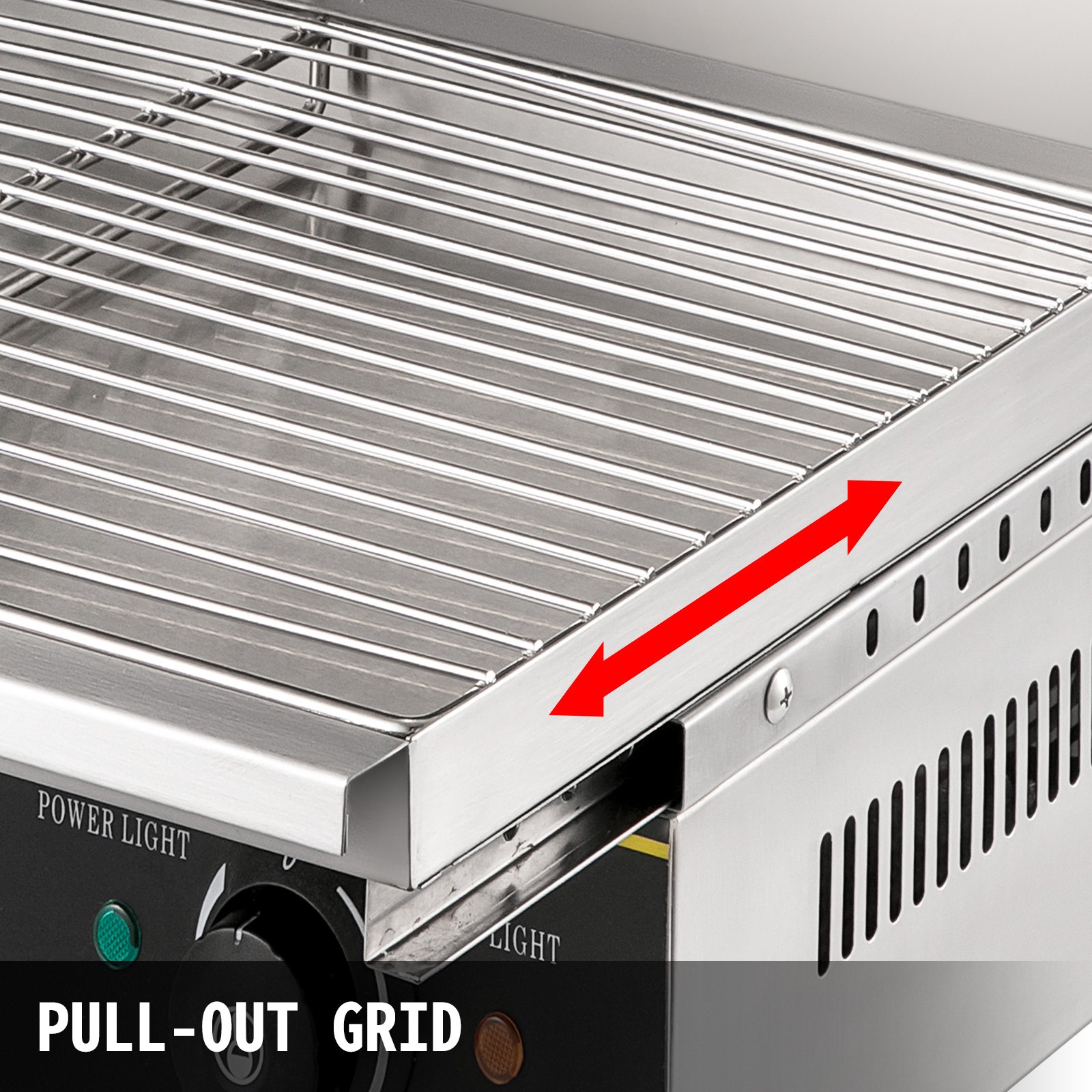 Fast Heating Toaster Griller Broiler Oven 4000W Cheese Melter Liftable Burner