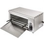 VEVOR Salamander gril s nastavitelnou mřížkou, nástěnná trouba Salamander, elektrický gril Salamander 2000 W, elektrický tavič sýrů, nerezový raclette gril 50-300 ℃, infračervený gril pro domácí a komerční použití
