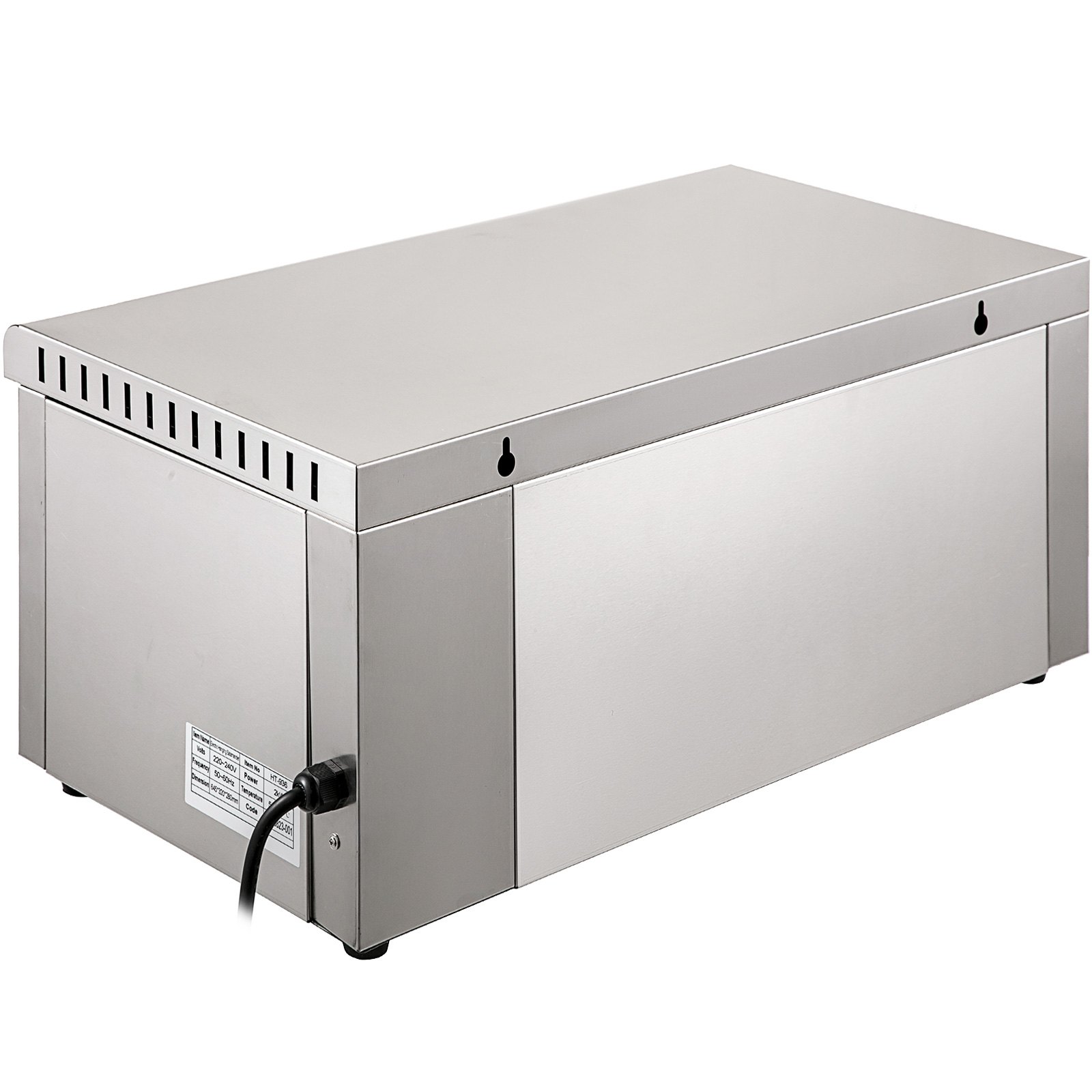 VEVOR Salamander Broiler Adjustable Grid Salamander Oven Wall Mounted Salamander Grill 2000W Electric Cheese Melter Stainless Steel Raclette Grill 50-300℃ Infrared Broiler for Home Commercial Use